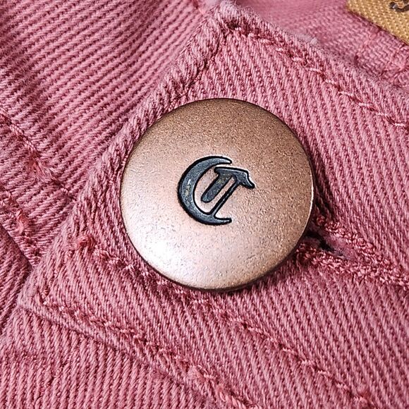 Cappuccino Jeans Womens 9 Pink‎ Flare Y2k Style Bratz Barbie Preppy Bell Bottom - Picture 5 of 12